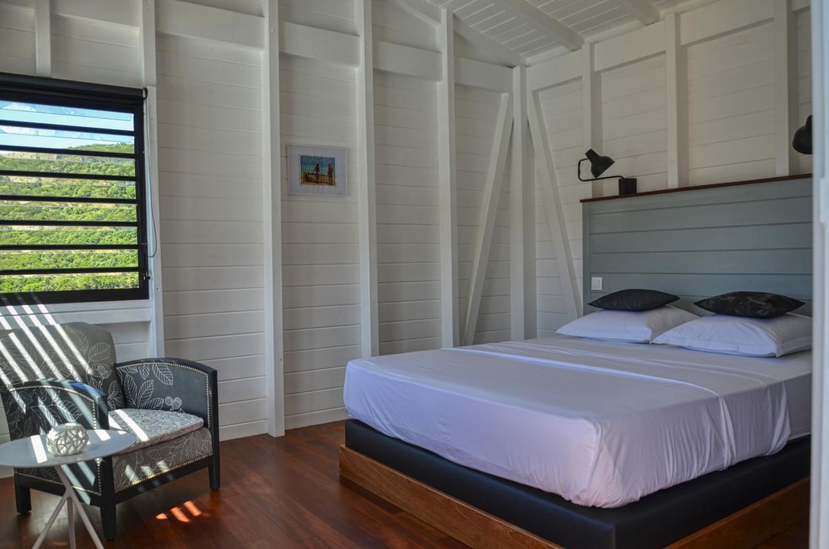 Location villa piscine Deshaies Guadeloupe_chambre 2