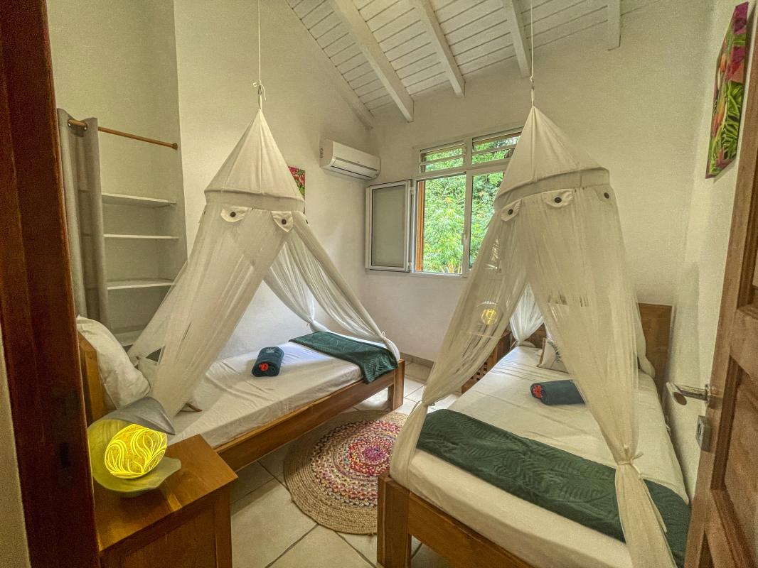Villa avec piscine à Deshaies en Guadeloupe - Chambre 2