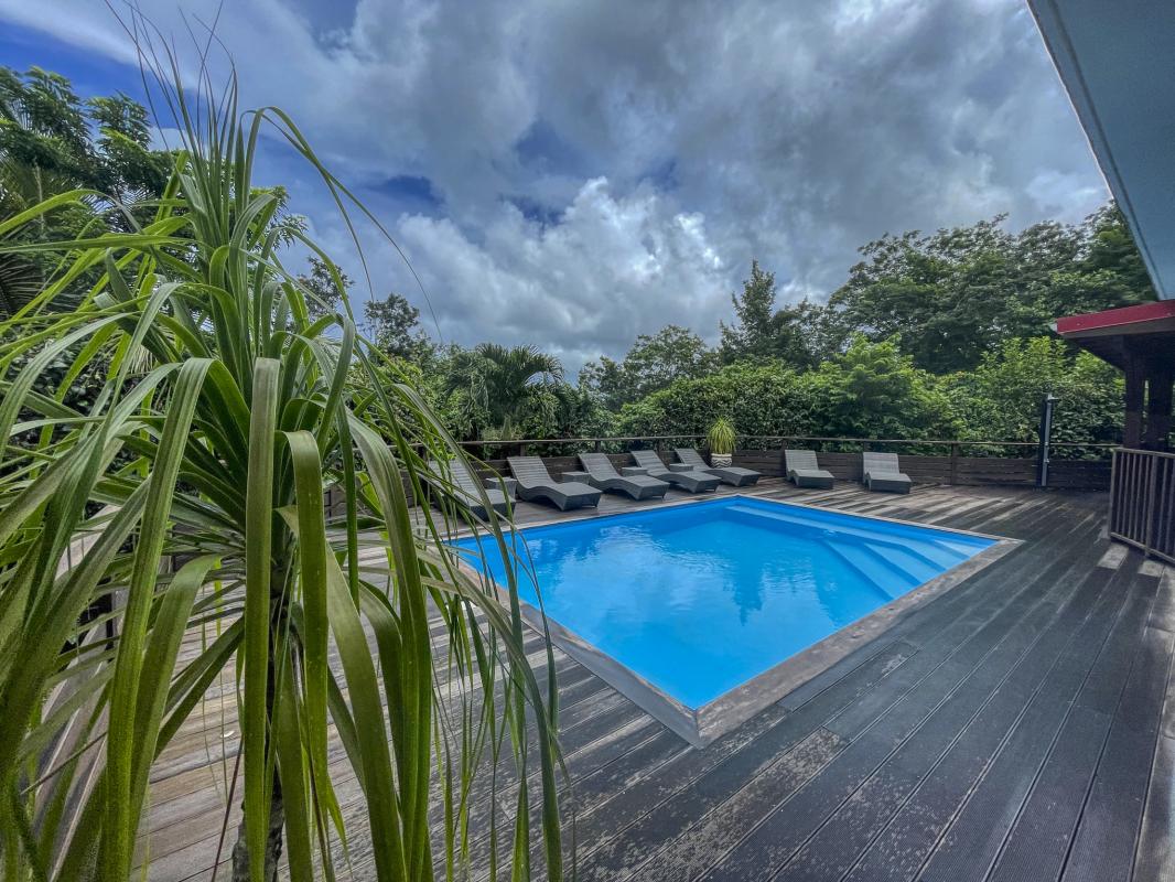 Villa avec piscine à Deshaies en Guadeloupe - piscine