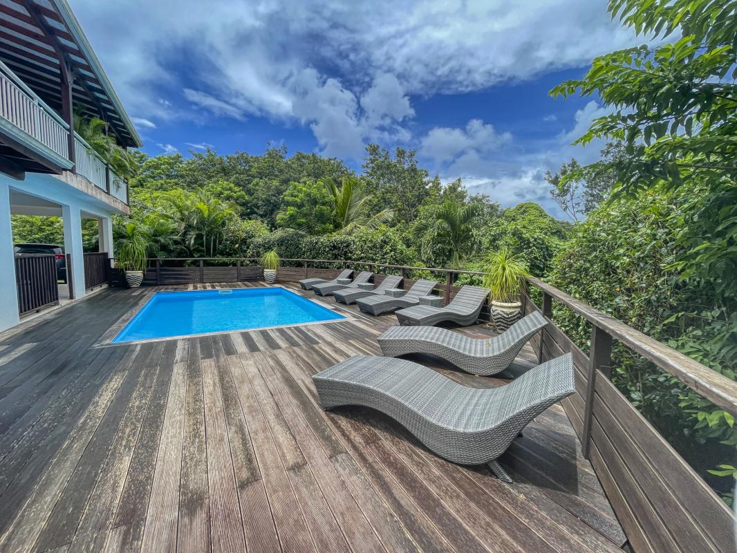 Villa avec piscine à Deshaies en Guadeloupe