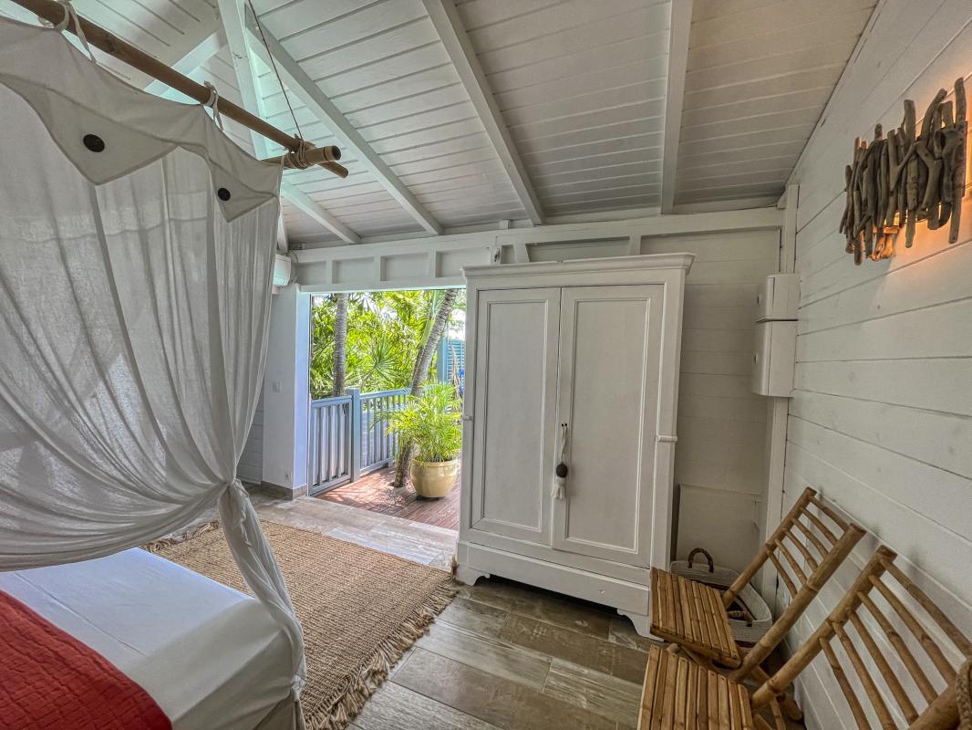 Location Villa vue mer Deshaies Guadeloupe-chambre