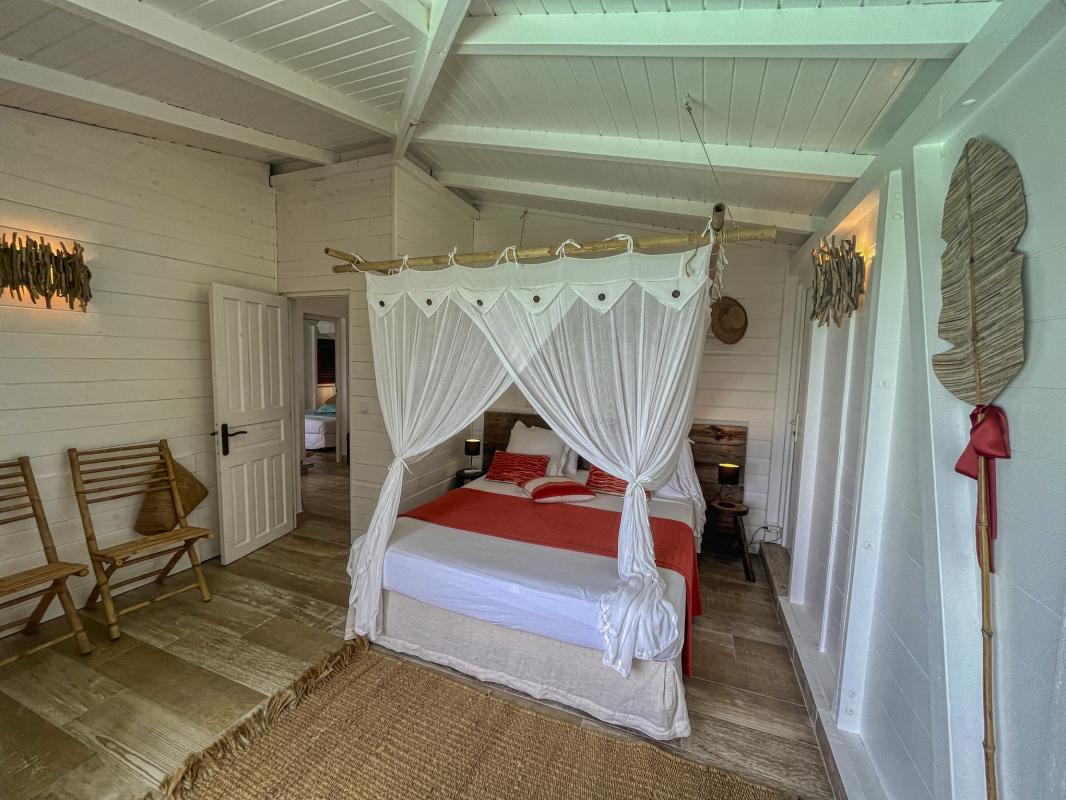 Location Villa vue mer Deshaies Guadeloupe-chambre