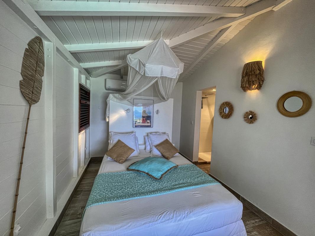 Location Villa vue mer Deshaies Guadeloupe-chambre
