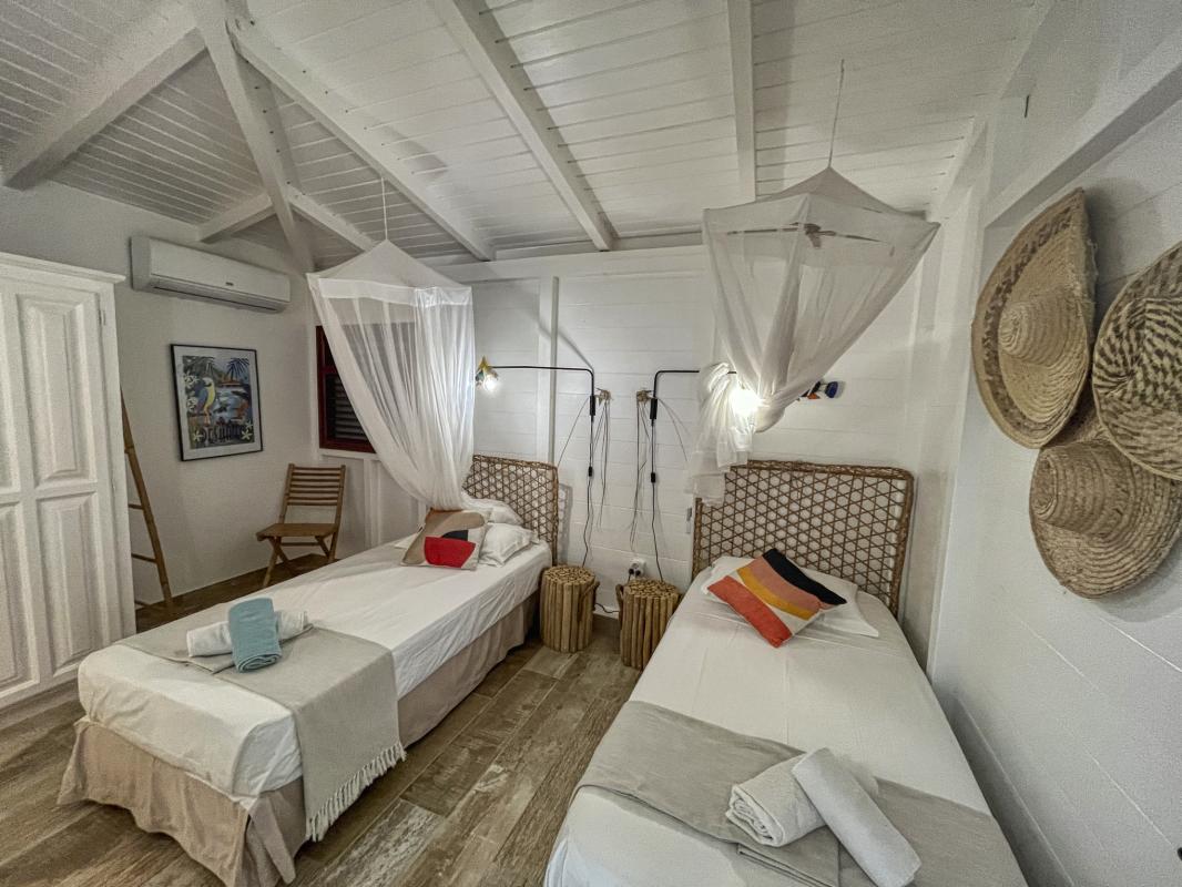 Location Villa vue mer Deshaies Guadeloupe-chambre