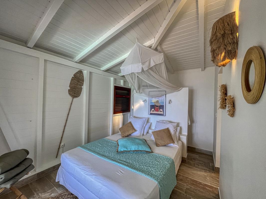 Location Villa vue mer Deshaies Guadeloupe-chambre