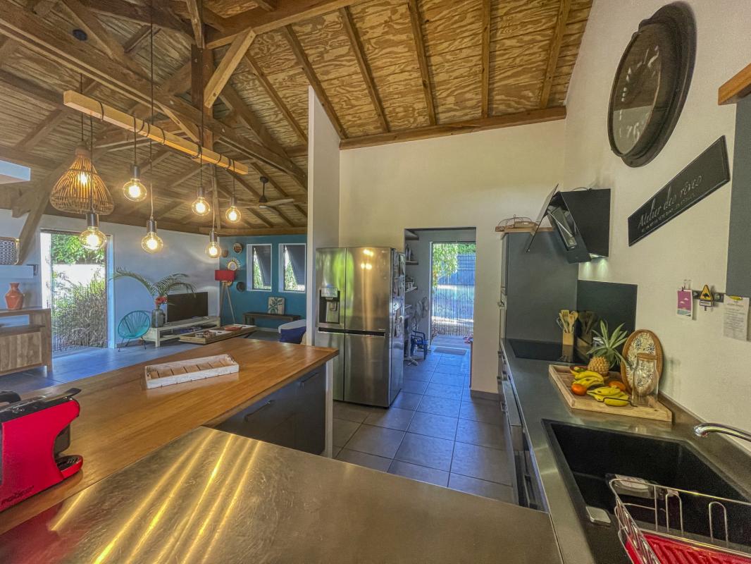 A louer villa 8 personnes Deshaies Guadeloupe_ Cuisine 