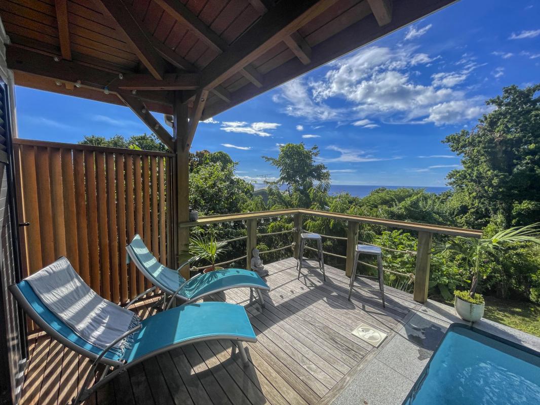 A louer villa 8 personnes Deshaies Guadeloupe_ Piscine 
