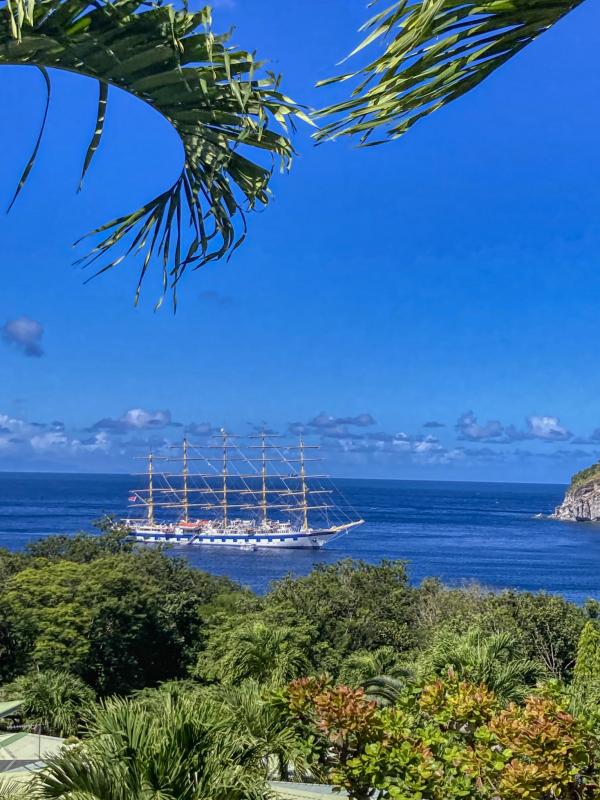Location Villa Deshaies Guadeloupe piscine vue mer - vue mer