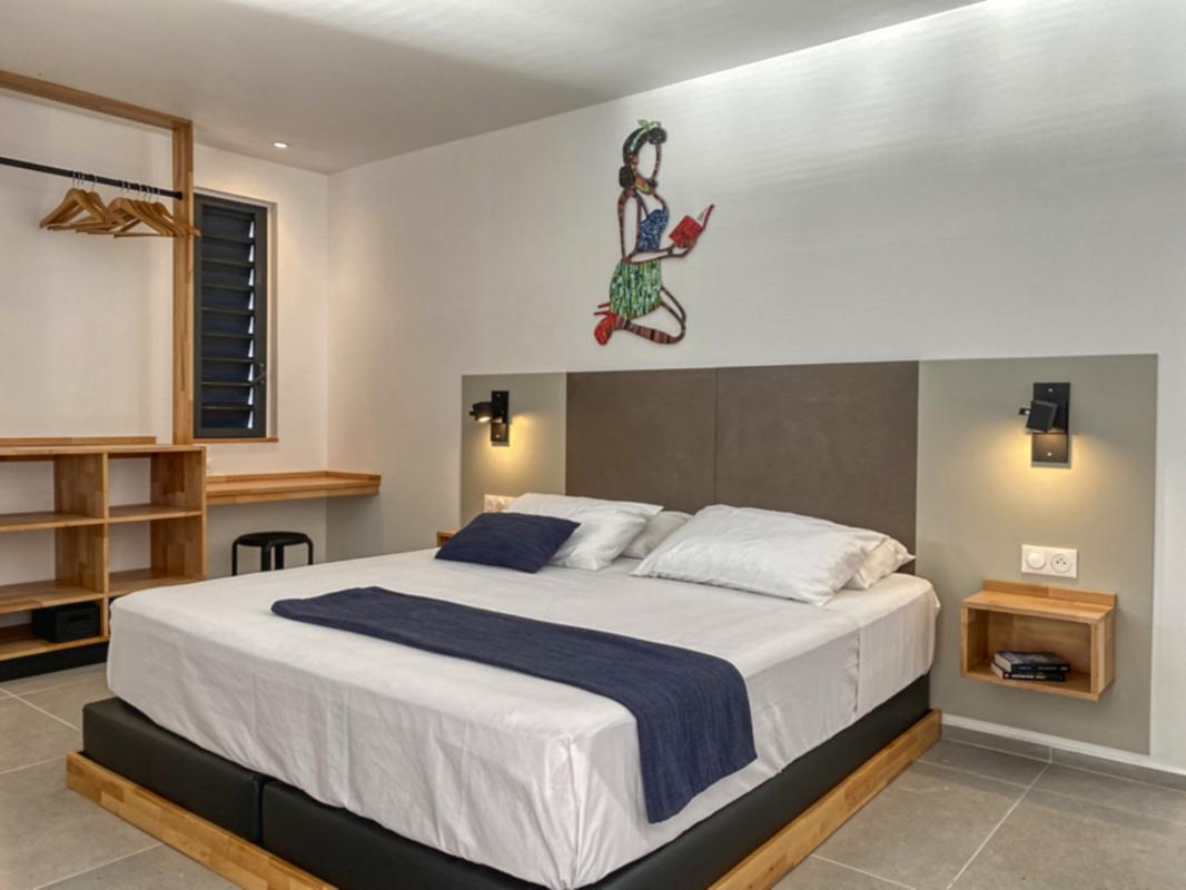 Location villa Deshaies Guadeloupe-chambre