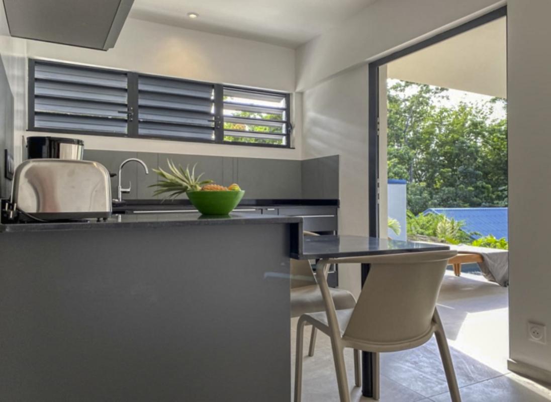 Location villa Deshaies Guadeloupe-cuisine