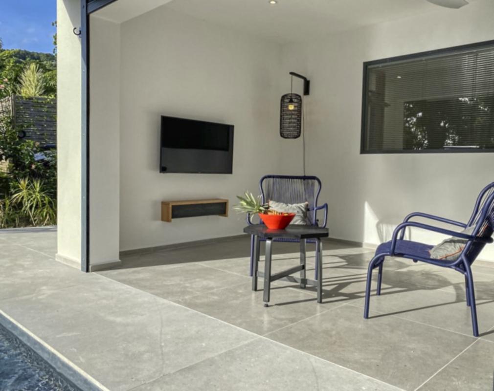 Location villa Deshaies Guadeloupe-salon