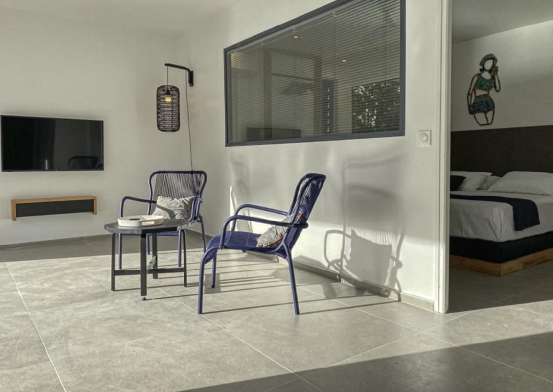 Location villa Deshaies Guadeloupe-salon