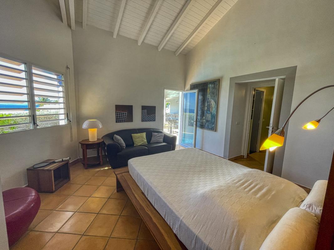 Location Villa 8 personnes Le Gosier Guadeloupe-chambre parentale