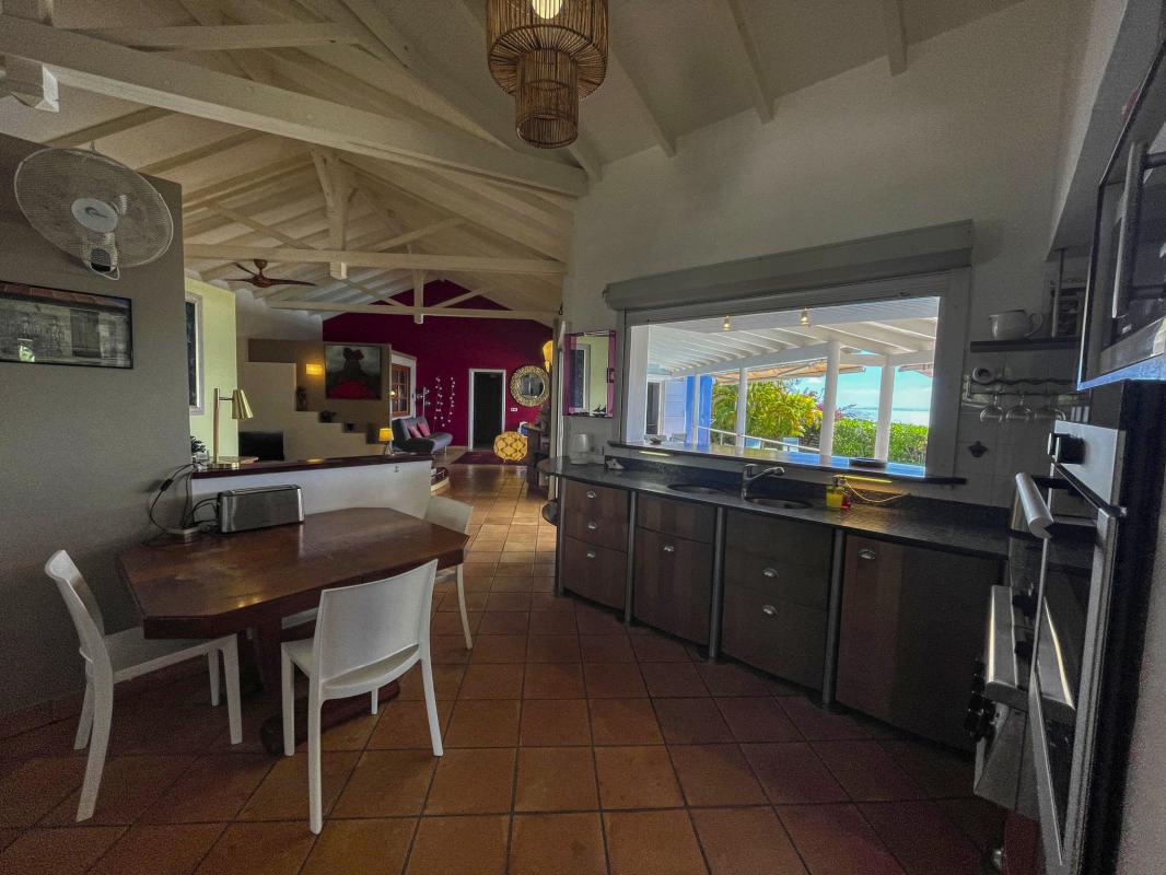 Location Villa 8 personnes Le Gosier Guadeloupe-cuisine