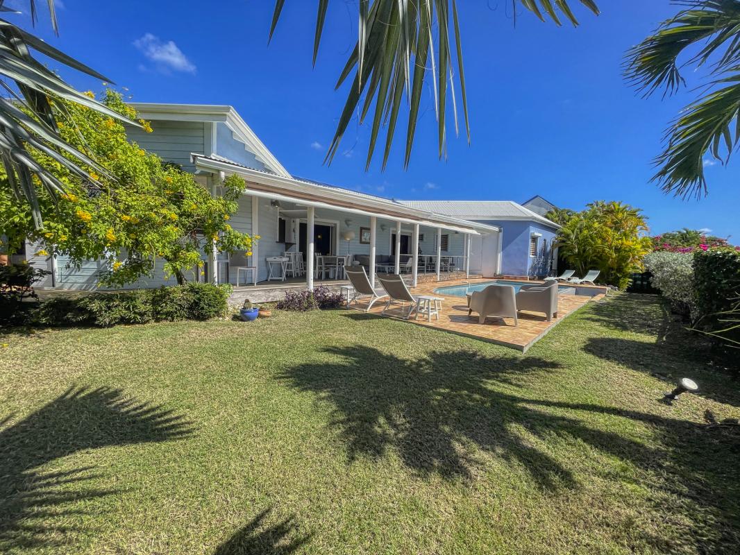 Location Villa 8 personnes Le Gosier Guadeloupe-jardin