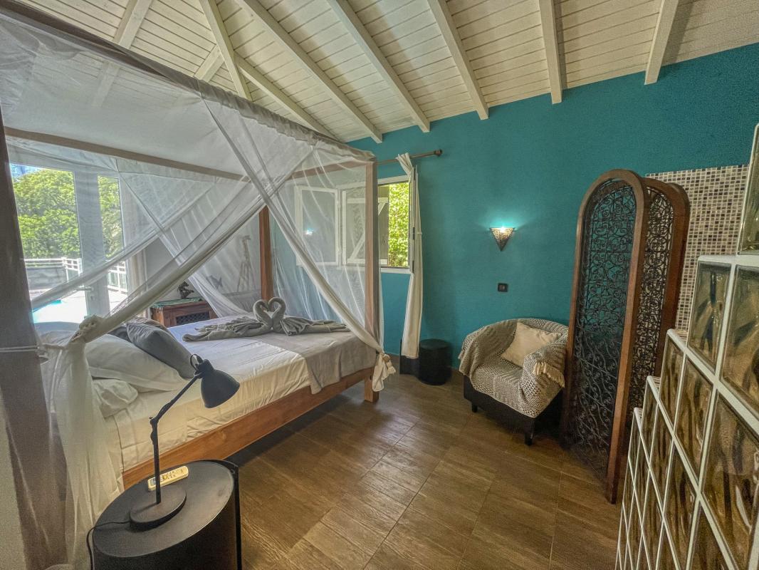 Location villa 7 personnes avec piscine au Gosier Guadeloupe_suite parentale