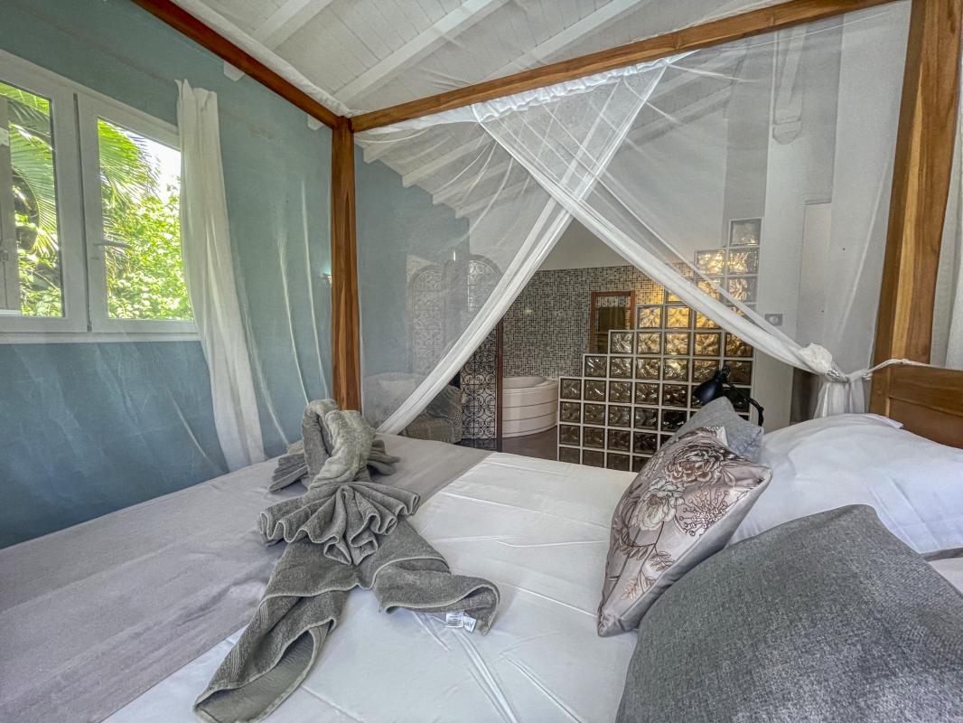 Location villa 7 personnes avec piscine au Gosier Guadeloupe_suite parentale