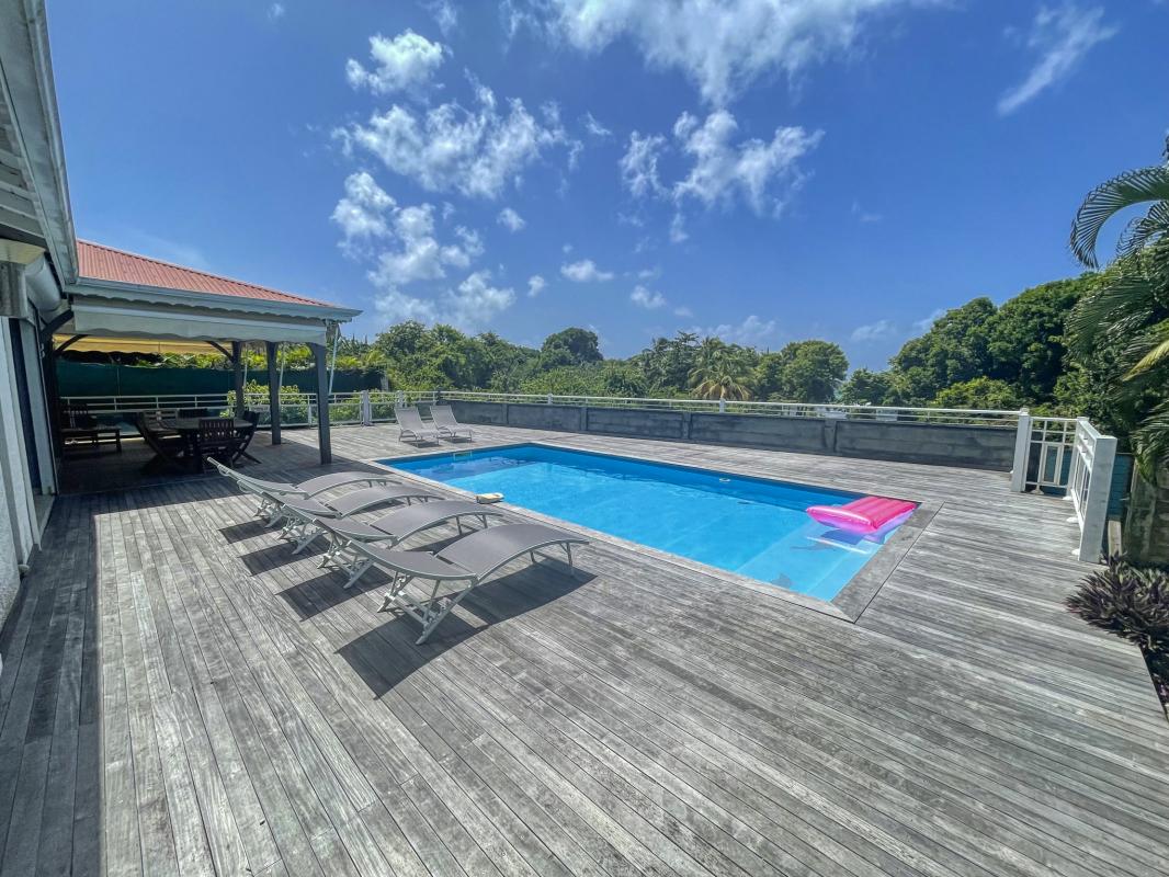 Location villa 7 personnes avec piscine au Gosier Guadeloupe_vue mer