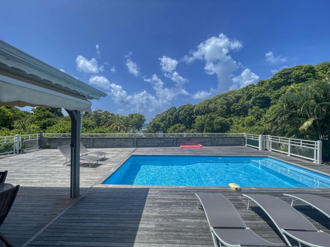 Location villa 7 personnes avec piscine au Gosier Guadeloupe_vue mer