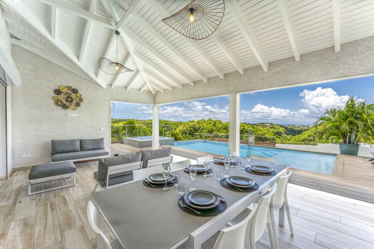Location Villa piscine Le Gosier Guadeloupe