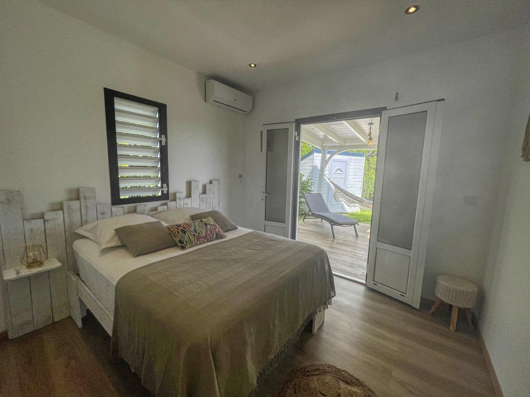 Location Villa avec piscine Gosier Guadeloupe-chambre