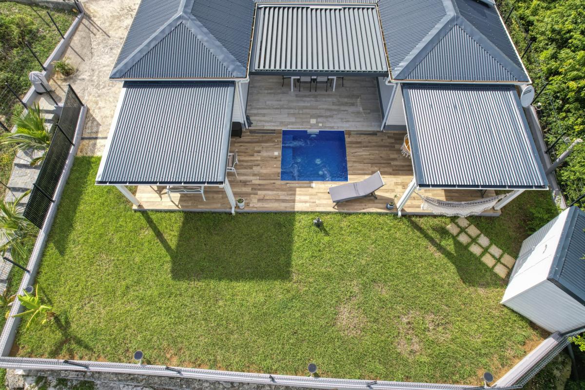 Location Villa avec piscine Gosier Guadeloupe-vue du ciel