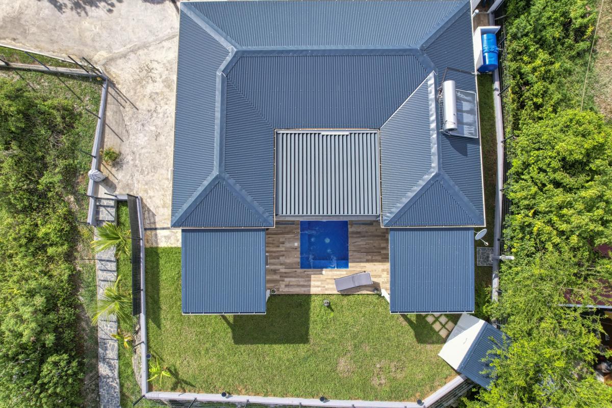 Location Villa avec piscine Gosier Guadeloupe-vue du ciel