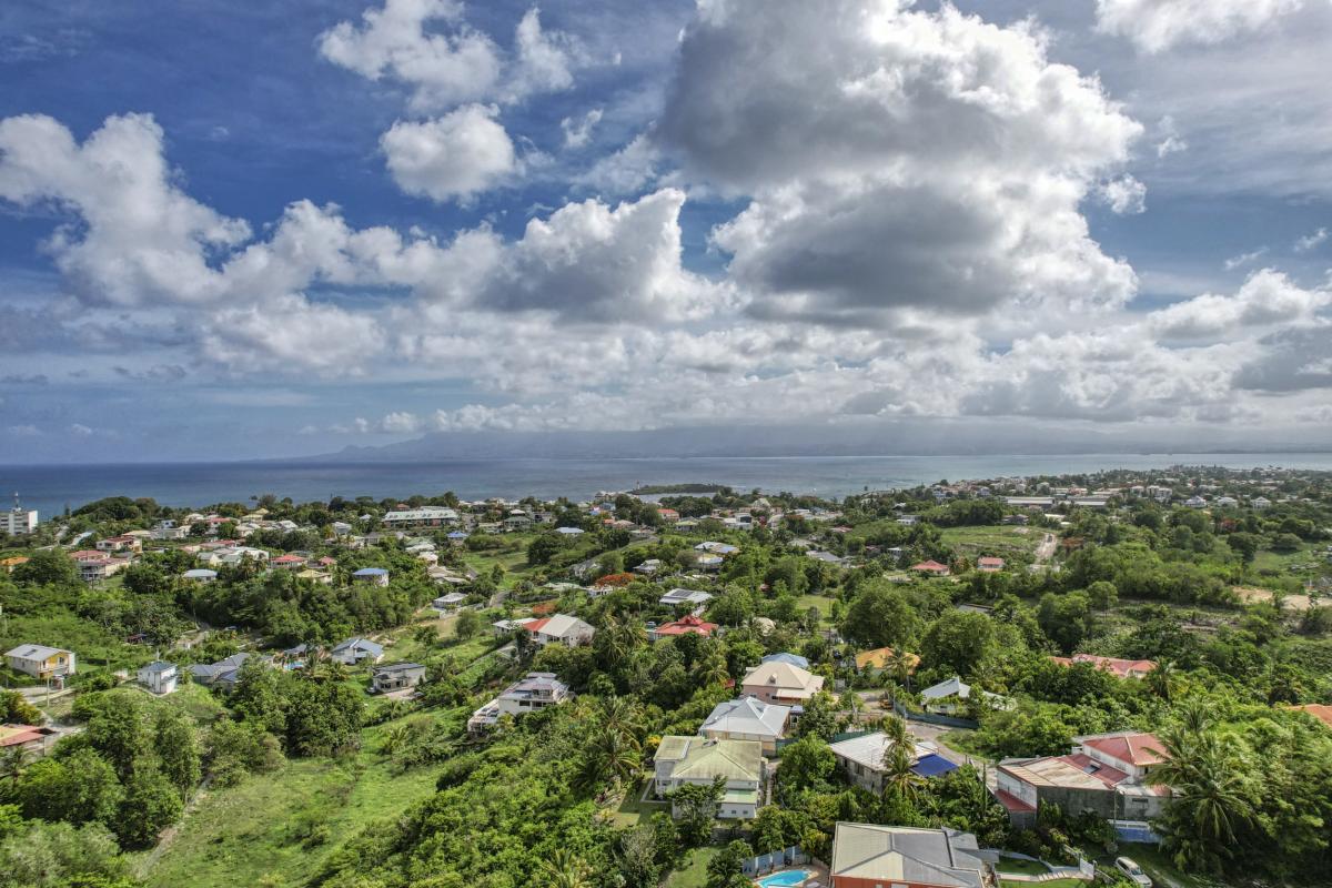 Location Villa avec piscine Gosier Guadeloupe-vue du ciel