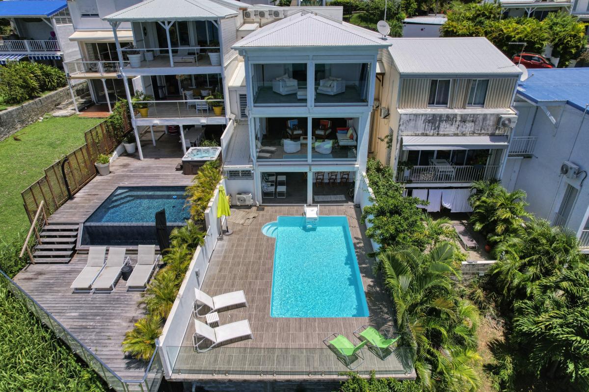 Location villa 8 personnes Gosier Guadeloupe-ensemble