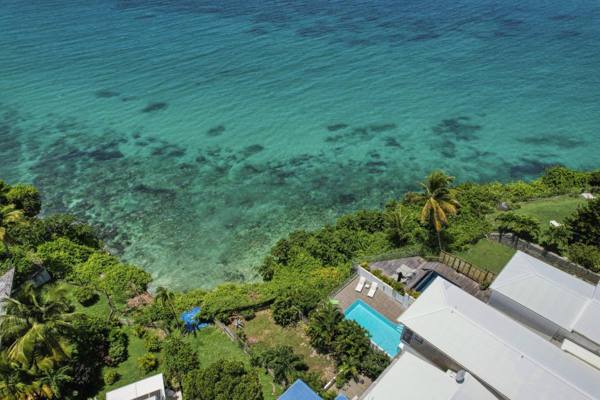Location villa 8 personnes Gosier Guadeloupe-vue du ciel