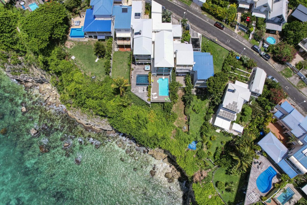 Location villa 8 personnes Gosier Guadeloupe-vue du ciel