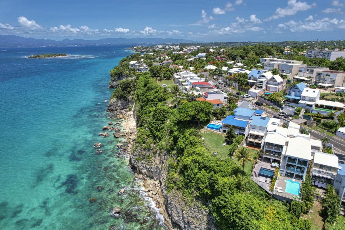 Location villa 8 personnes Gosier Guadeloupe-vue du ciel