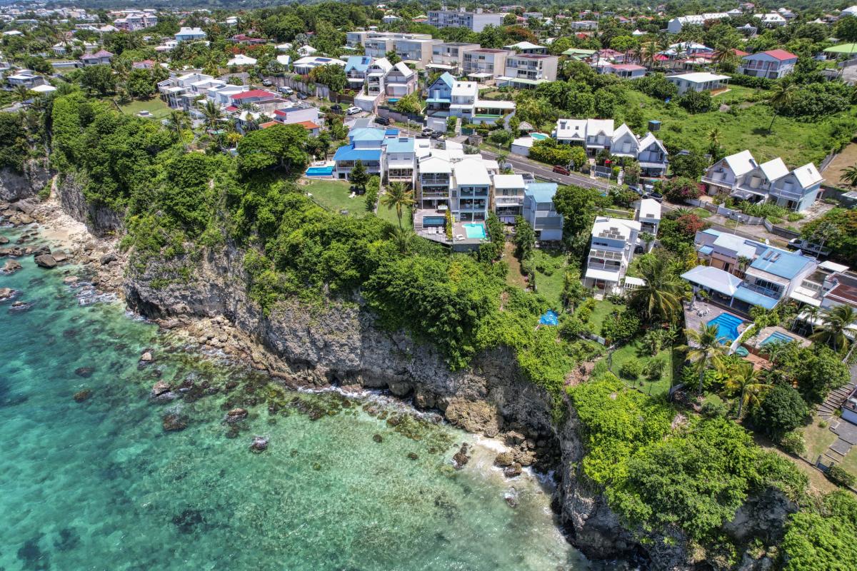 Location villa 8 personnes Gosier Guadeloupe-vue du ciel