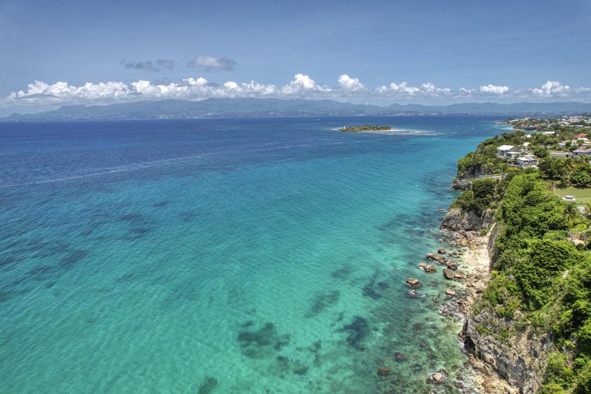 Location villa 8 personnes Gosier Guadeloupe-vue du ciel