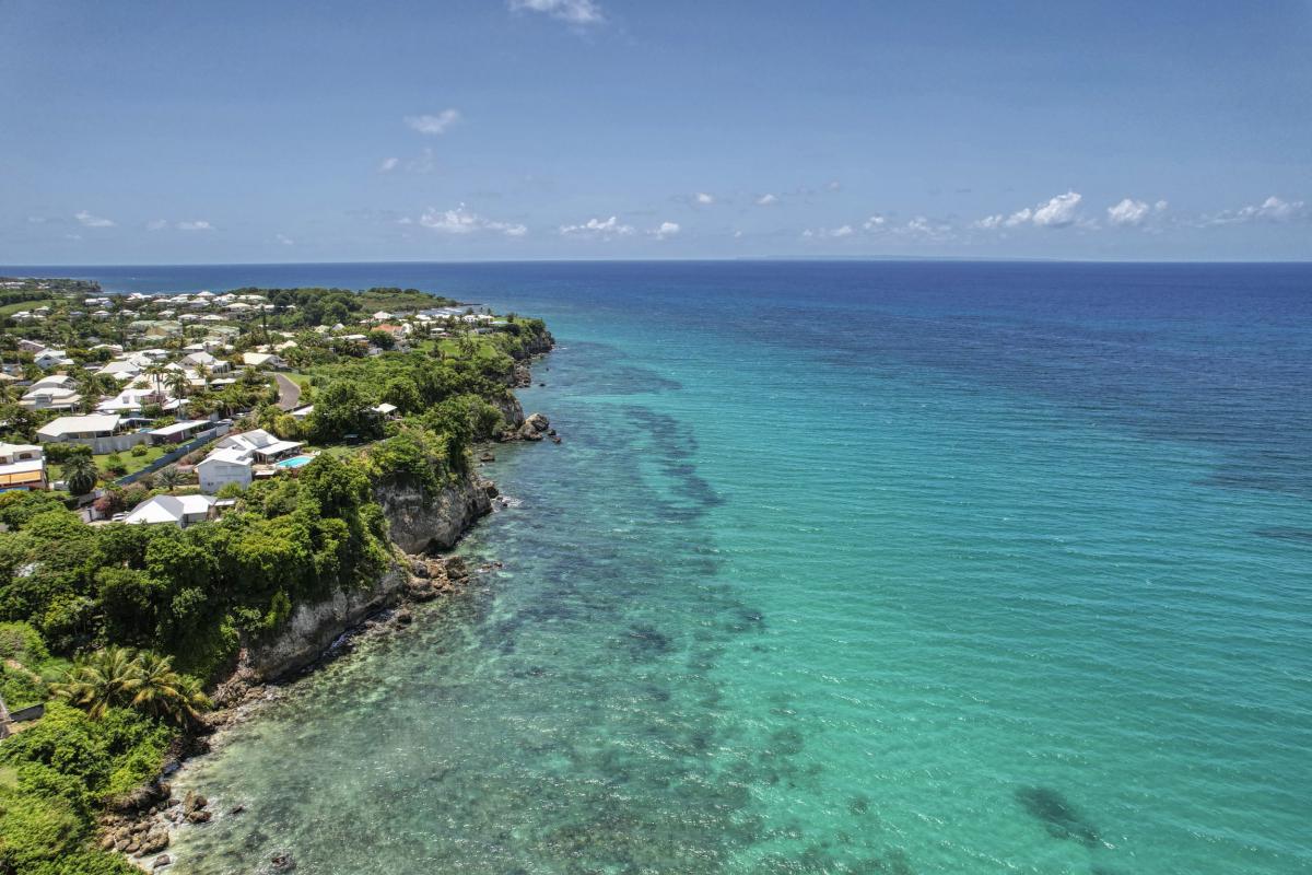 Location villa 8 personnes Gosier Guadeloupe-vue du ciel