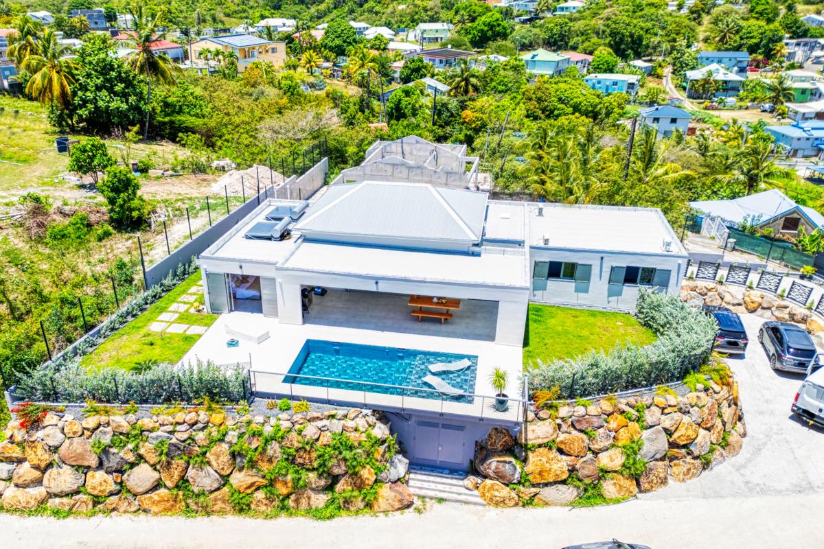 Location Villa Le Gosier Guadeloupe Vue du ciel