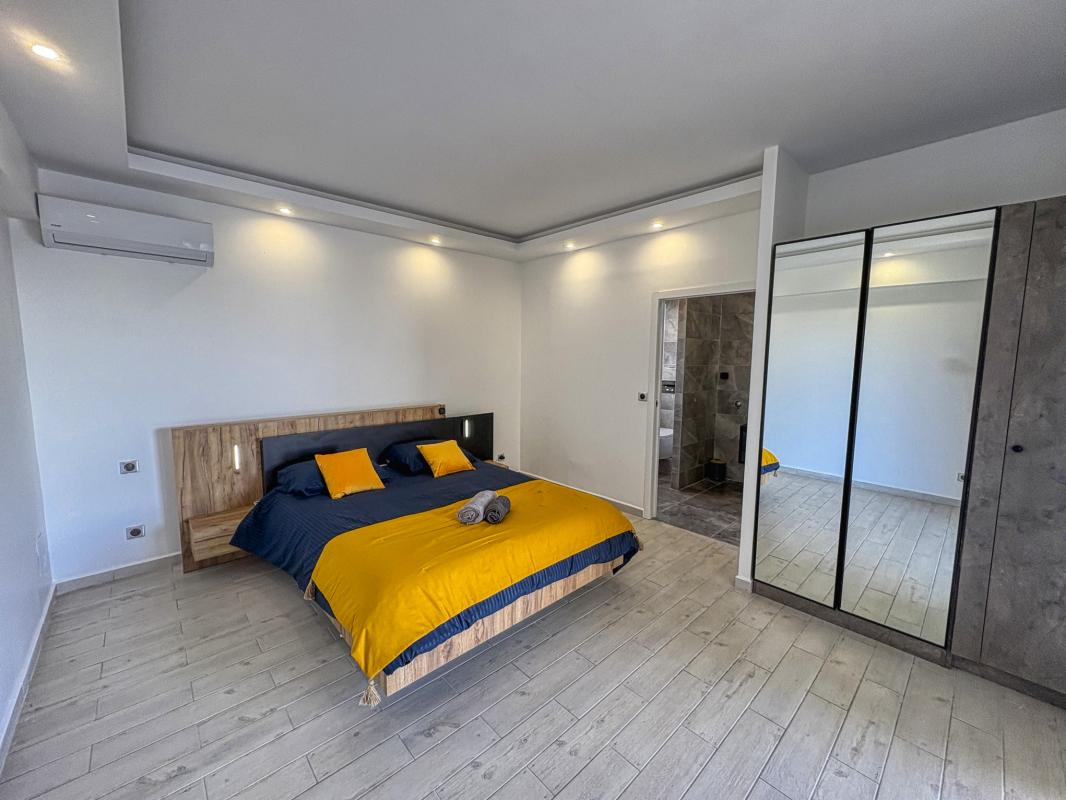 Location villa piscine Gosier Guadeloupe_Chambre 2