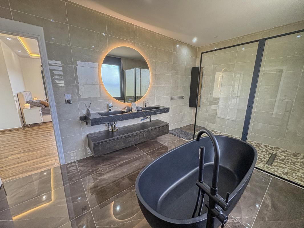 Location villa piscine Gosier Guadeloupe_Suite Parentale Etage