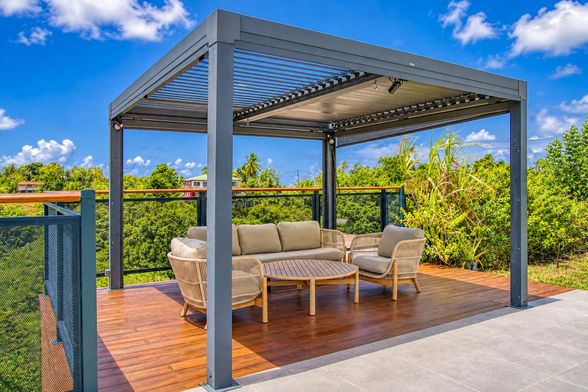 Location villa avec piscine Le Gosier Guadeloupe - Carbet