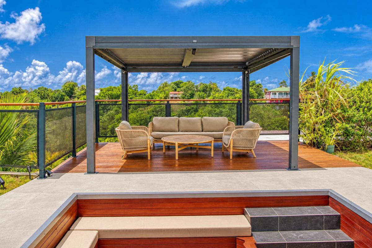 Location villa avec piscine Le Gosier Guadeloupe - Carbet