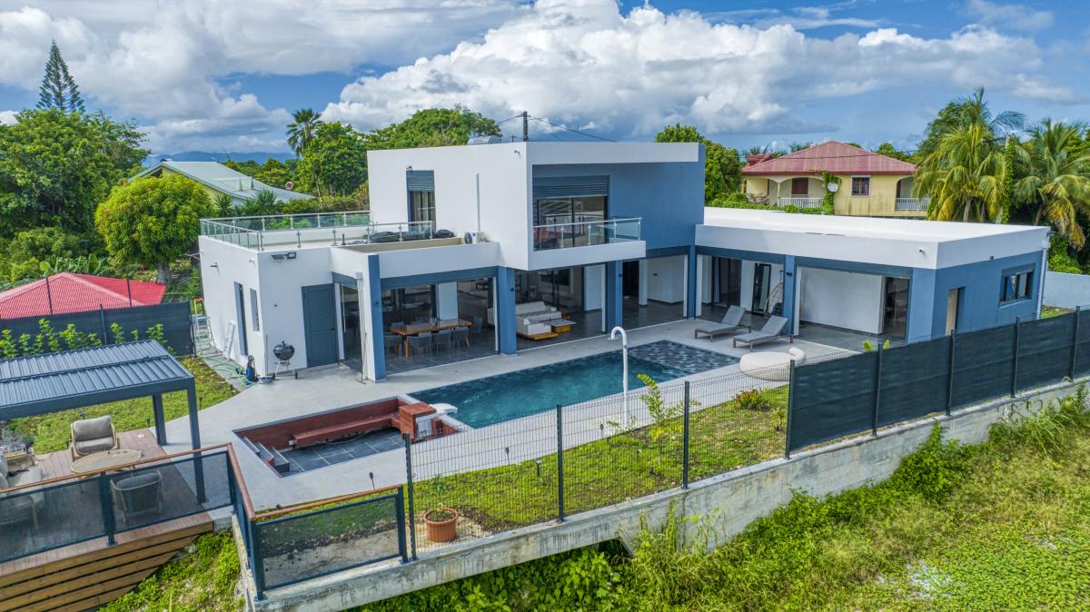 Location villa avec piscine Le Gosier Guadeloupe - Ensemble