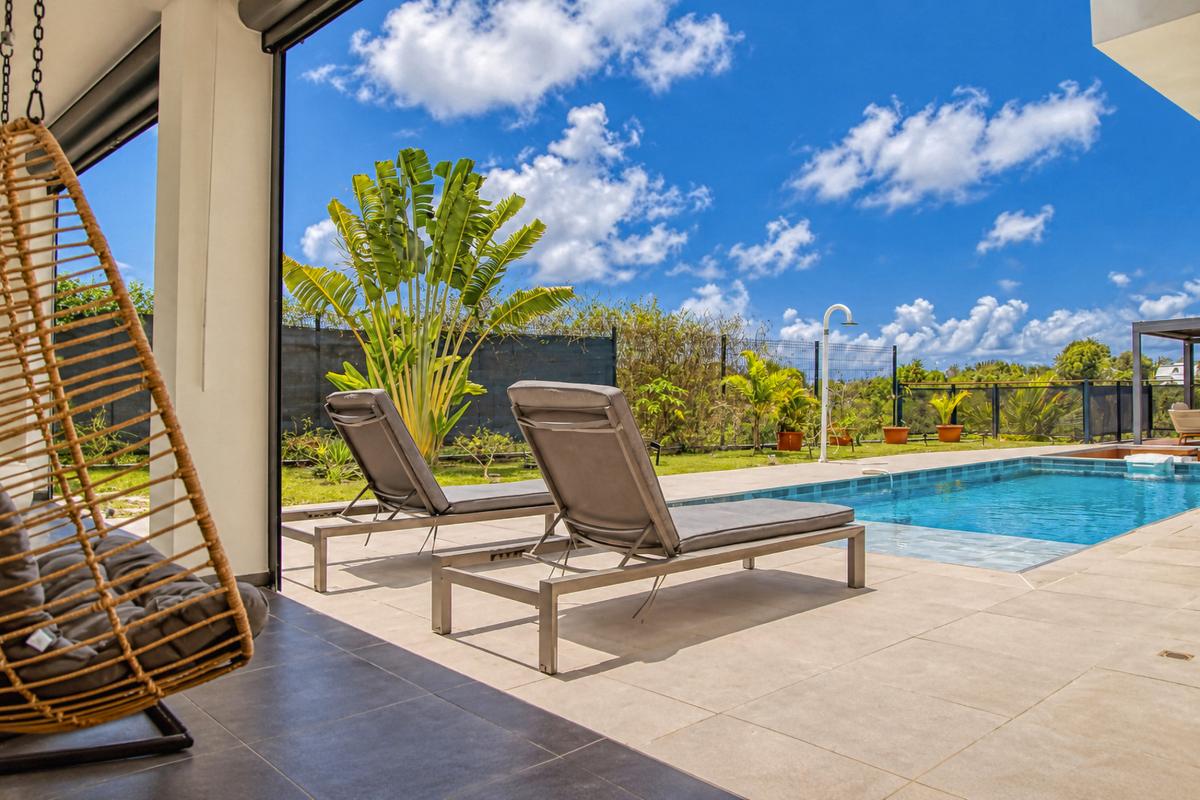 Location villa avec piscine Le Gosier Guadeloupe - Piscine