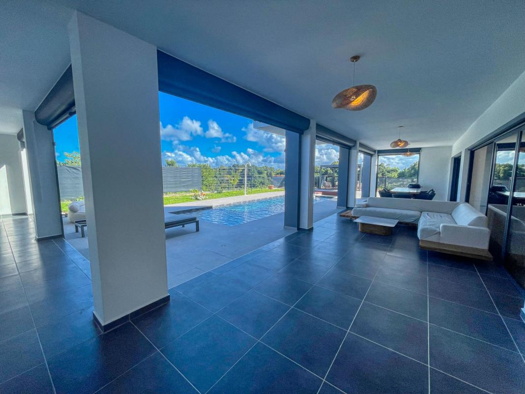 Location villa avec piscine Le Gosier Guadeloupe - Terrasse