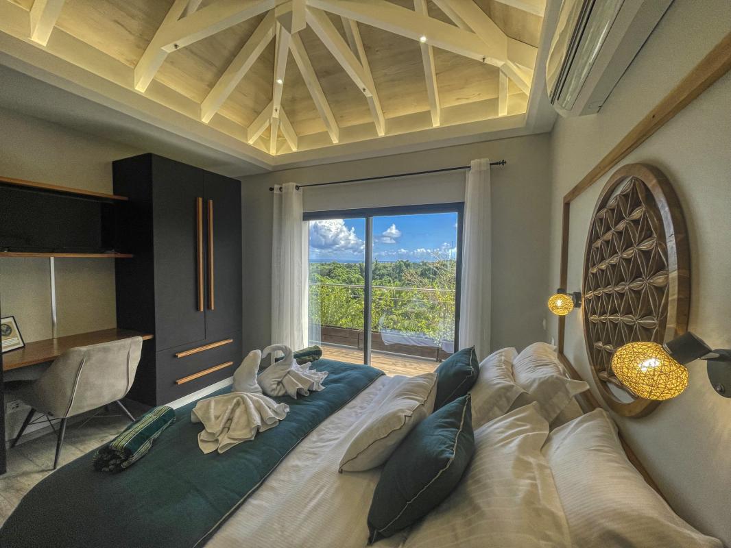Location villa piscine vue mer Goyave Guadeloupe_chambre 2