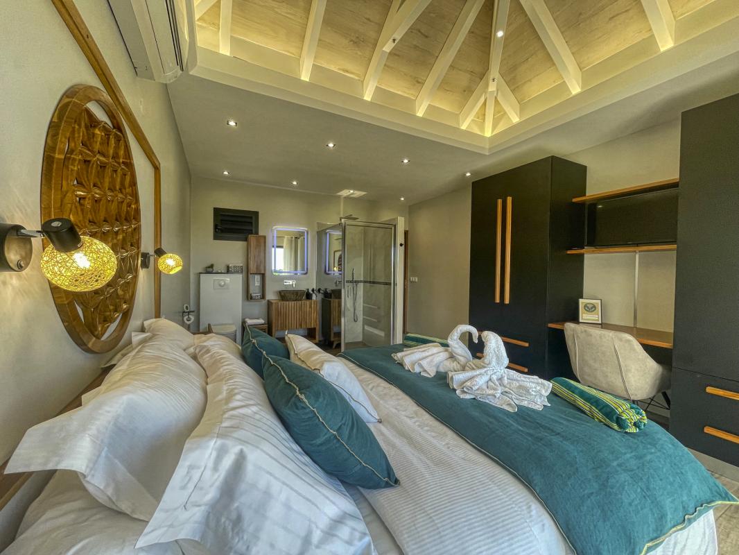 Location villa piscine vue mer Goyave Guadeloupe_chambre 2