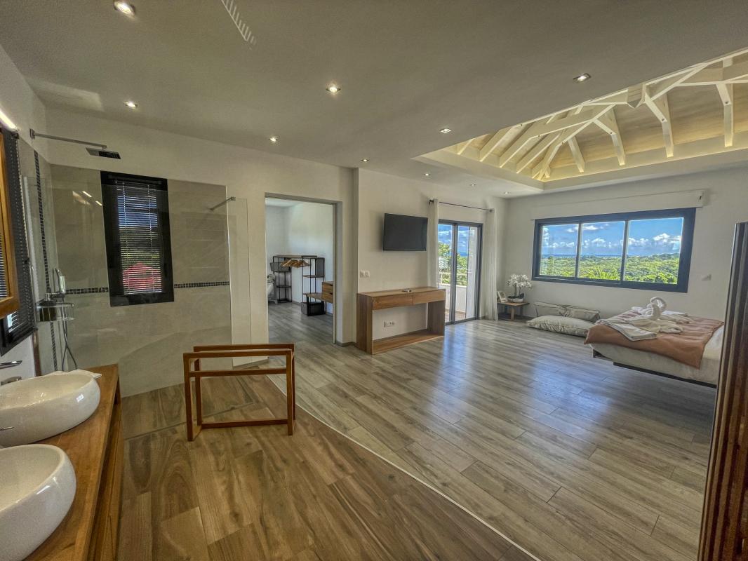 Location villa piscine vue mer Goyave Guadeloupe_chambre 3