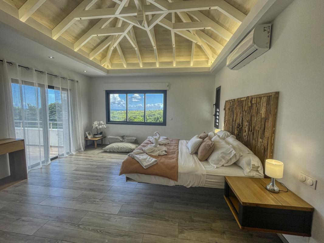 Location villa piscine vue mer Goyave Guadeloupe_chambre 3