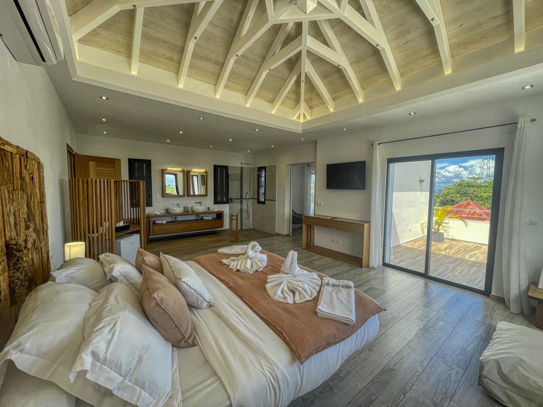 Location villa piscine vue mer Goyave Guadeloupe_chambre 3