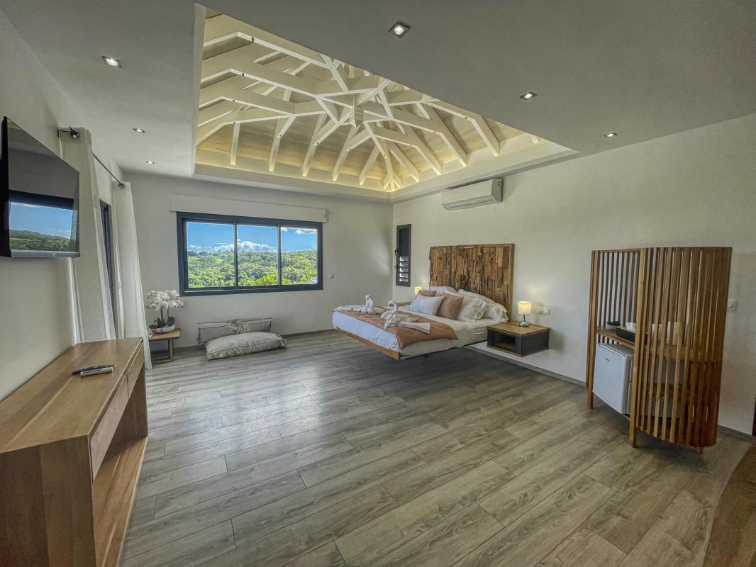 Location villa piscine vue mer Goyave Guadeloupe_chambre 3