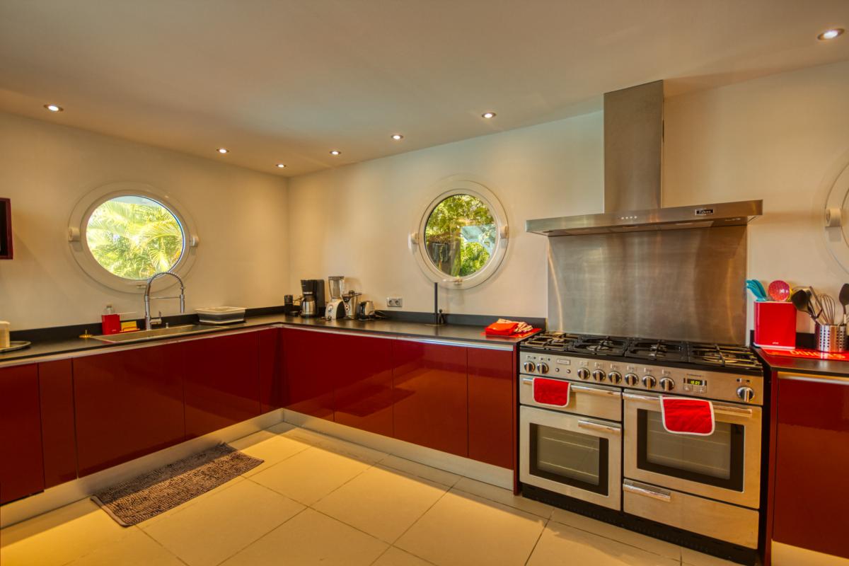 Rental luxury villa sea view Guadeloupe - the bedroom ground floor
